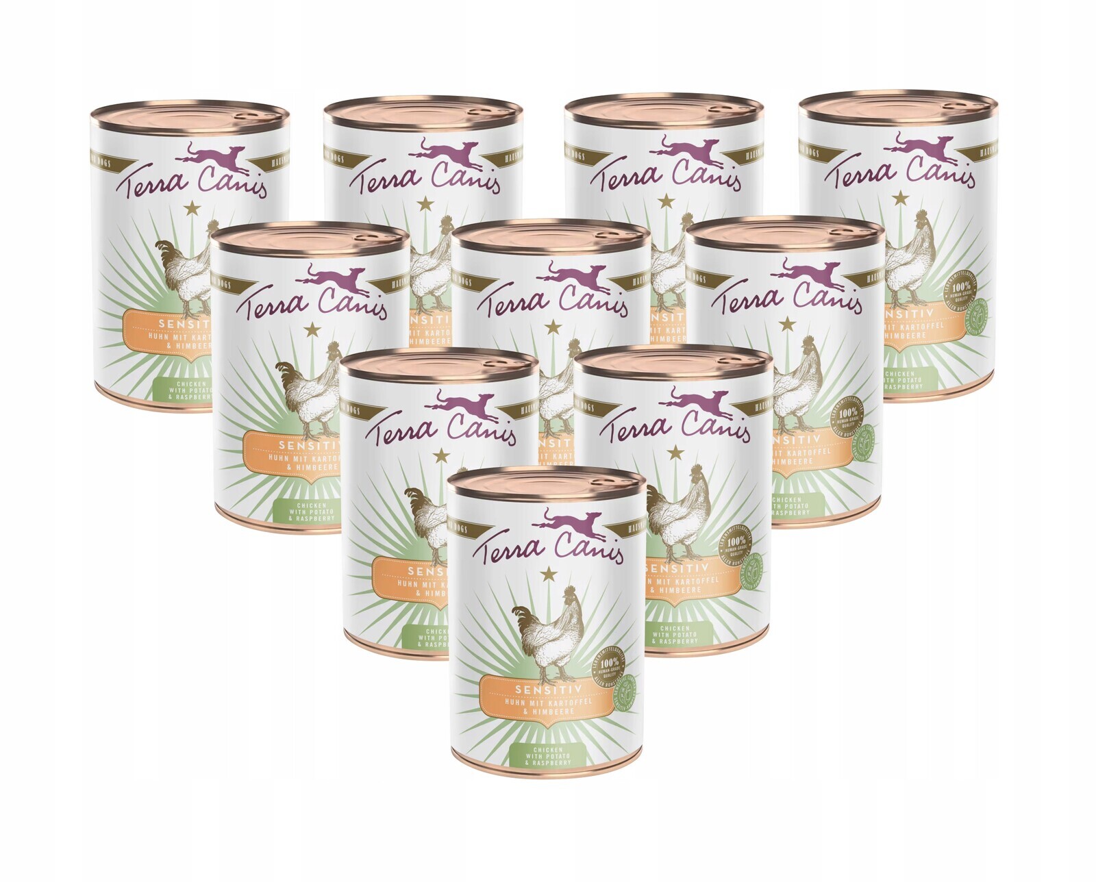 Terra Canis Sensitive Kuře s bramborami a malinami 10x400 g