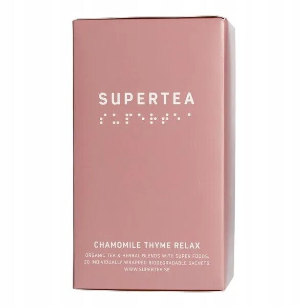 Teministeriet Supertea Chamomile Thyme Relax Čaj 20 sáčků