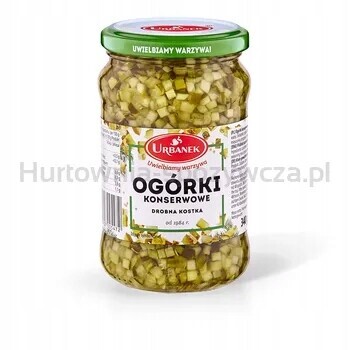 Urbanek Konzervované okurky Jemná kostka 340 g/200 g
