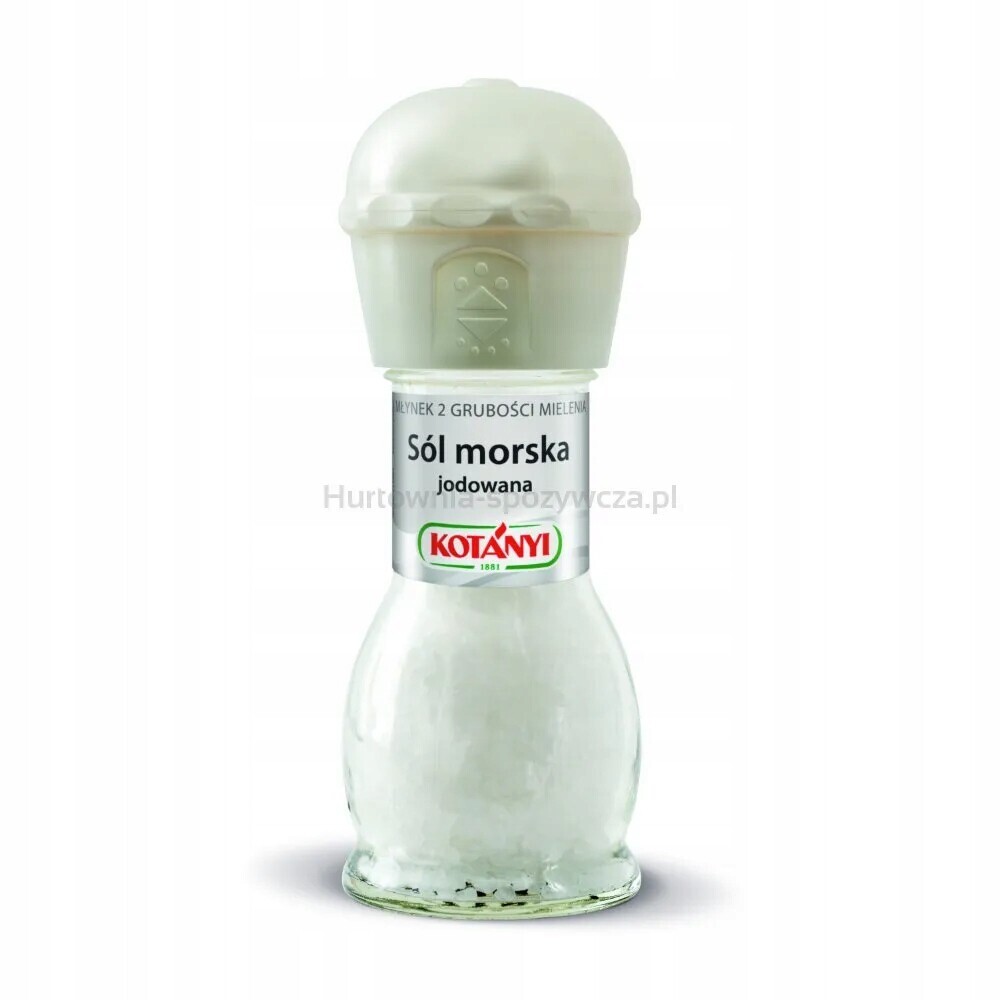 Kotanyi Mlýnek Jódovaná mořská sůl 92 g