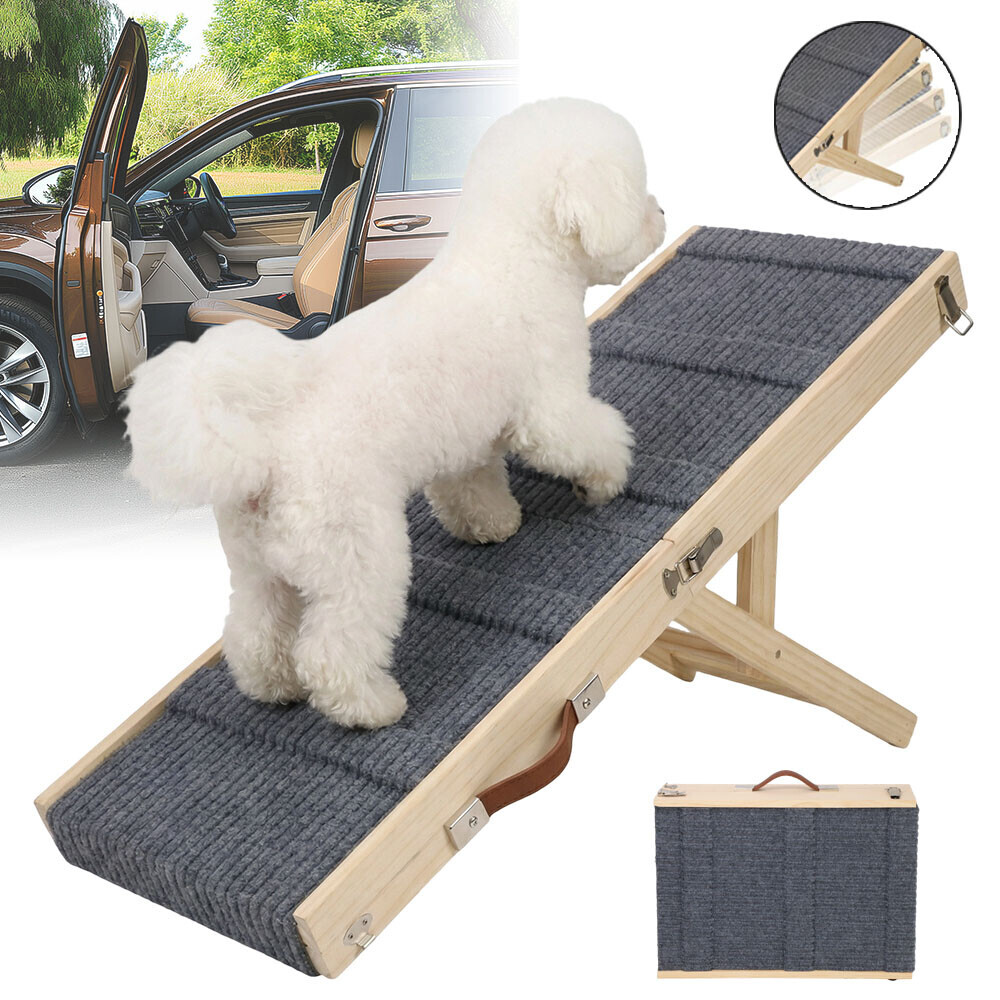 Rampa Schodky Pro Psa Kočku Schody Plošina Skládací Rampa pro zvířata Šedá