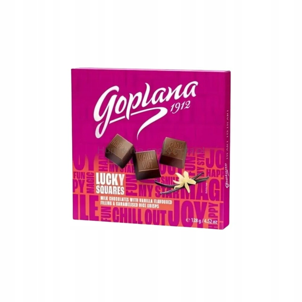 Goplana Squares Vanilka & Karamel 128 g