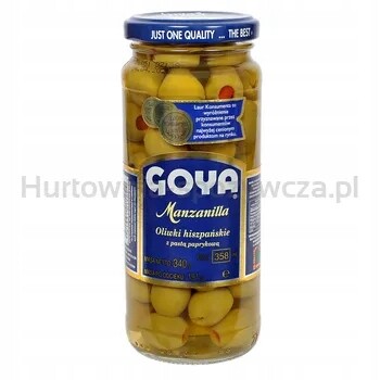 Goya Zelené Olivy s paprikovou pastou 358 ml