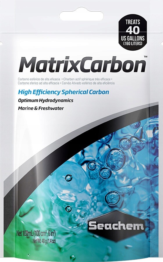Seachem Matrix Carbon 100 ML Výkonné Aktivní Uhlí V Granulátu