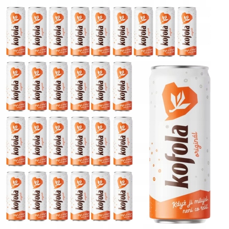 Set 24x Kofola 330 ml – Kultovní česká kola s jedinečnou chutí 14 bylin