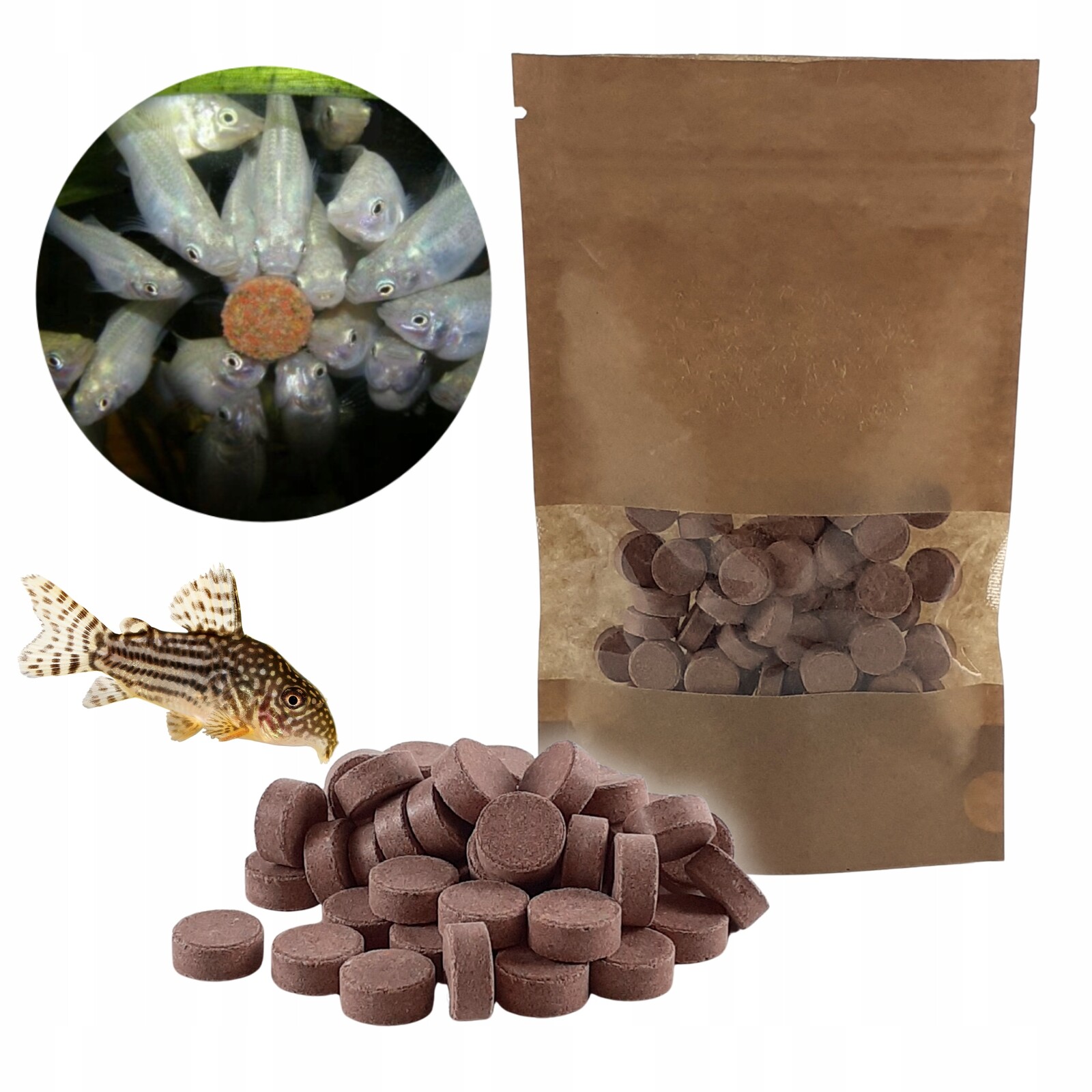 Krmivo Pro Akvarijní Ryby Krmivo Lepicí Tablety Krill Tablet 1 Kg