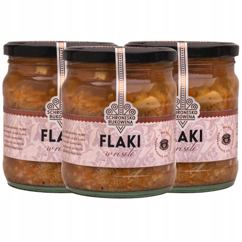 hovězí dršťky ve vývaru 420 ml Schronisko Bukowina Hotové jídlo