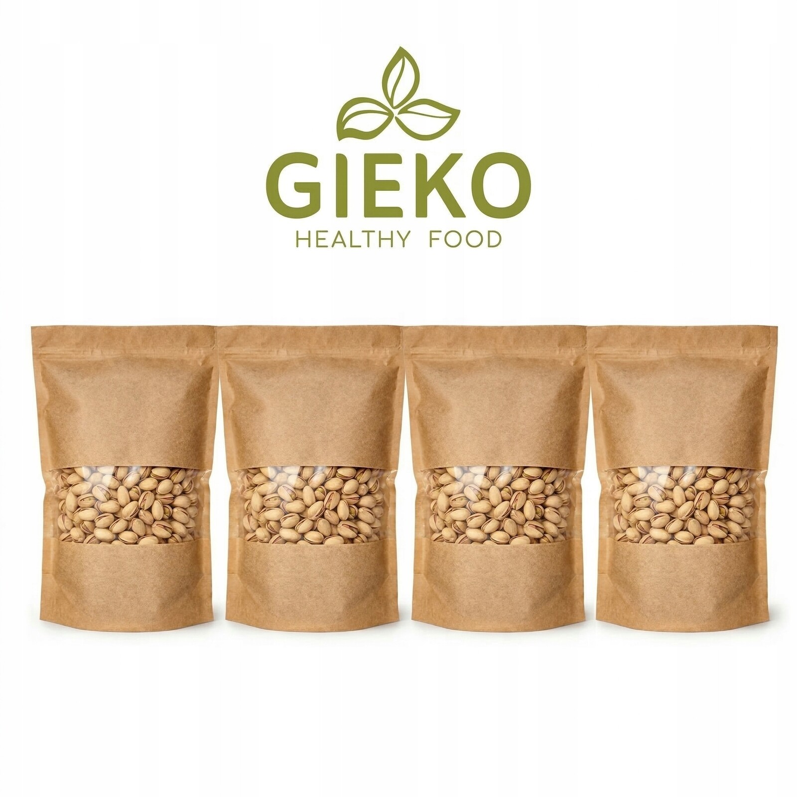 Pražené Pistácie Solené 4kg (4x1kg) Velké Křupavé Gieko Premium