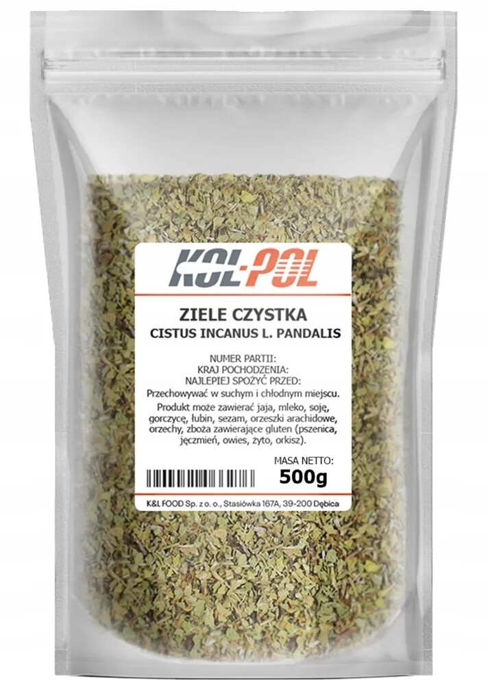 Sušený Čistič 500 g Cistus Incanus bylina čistka čaj kvalita Kol-Pol