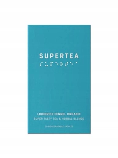 Čaj Supertea liquorice fennel digest 20 sáčků