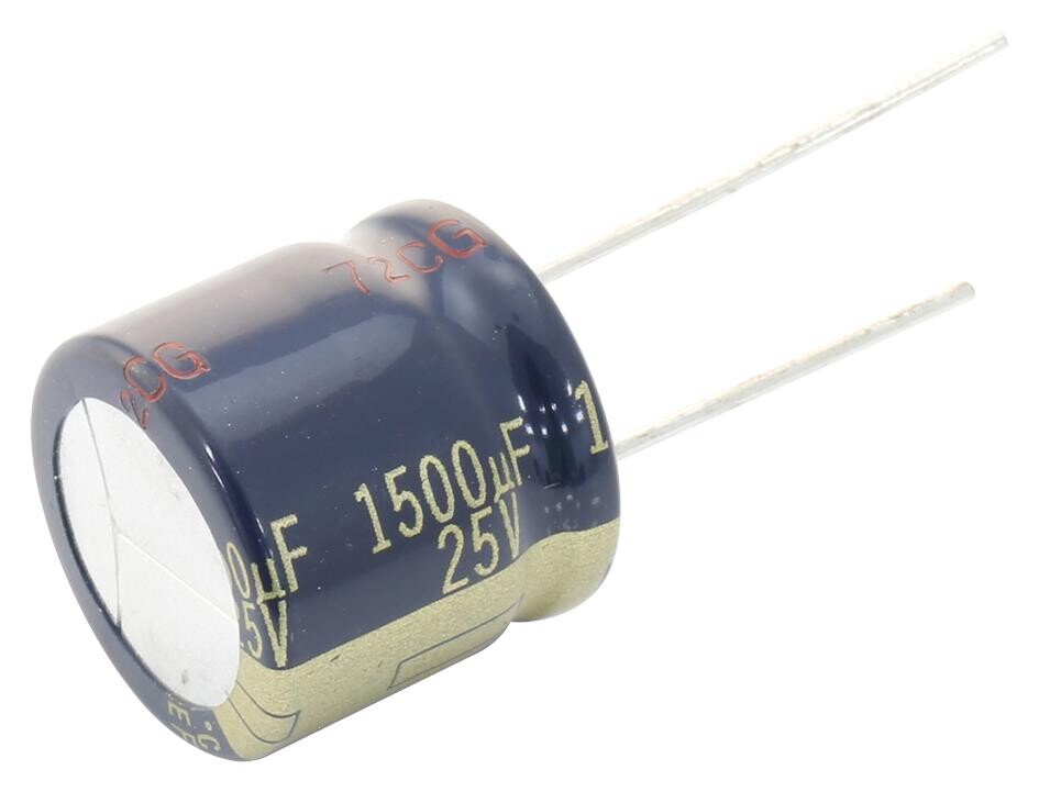 Panasonic Eeufk1E152S Cap, 1500Îf, 25V, 20%