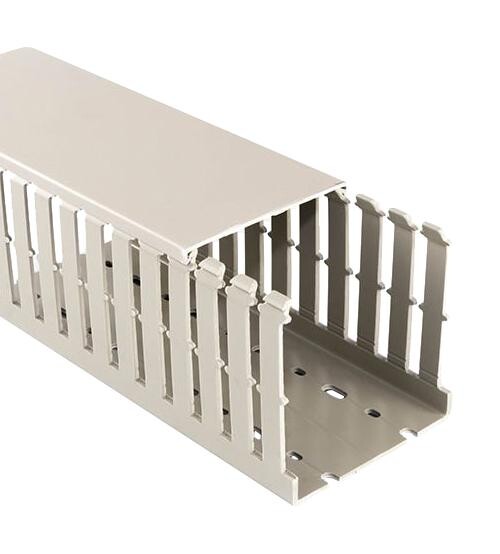 Betaduct 10450103Y Open Slot Duct, Pvc, Gry, 50X100Mm, Pk4