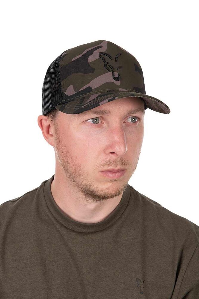 Fox Kšiltovka Black Camo Trucker