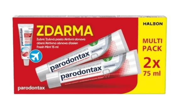 PARODONTAX Aktivní obnova dásní White DUO 2 x 75 ml