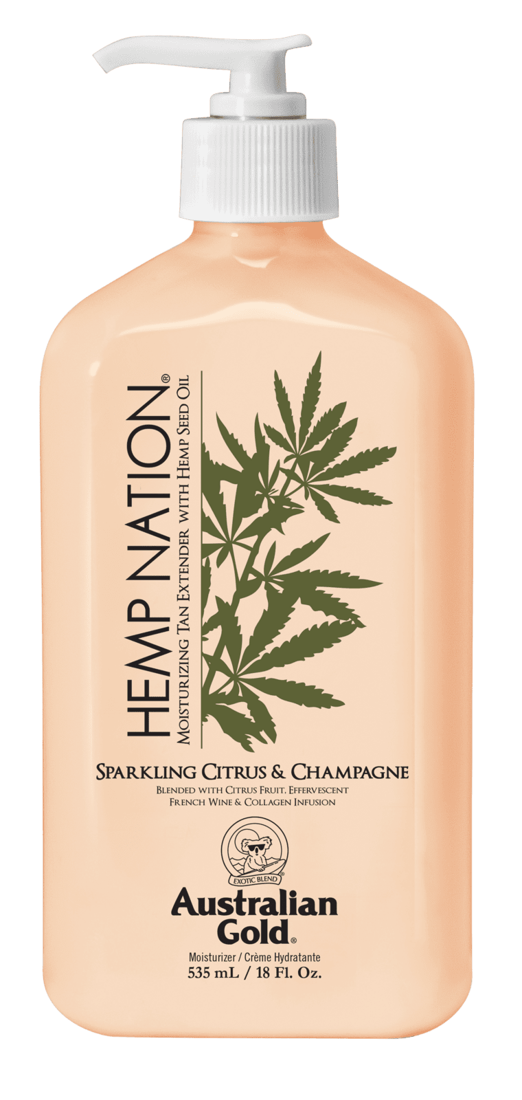 AUSTRALIAN GOLD Hemp Nation tělové mléko - Sparkling Citrus  & Champagne 535 ml