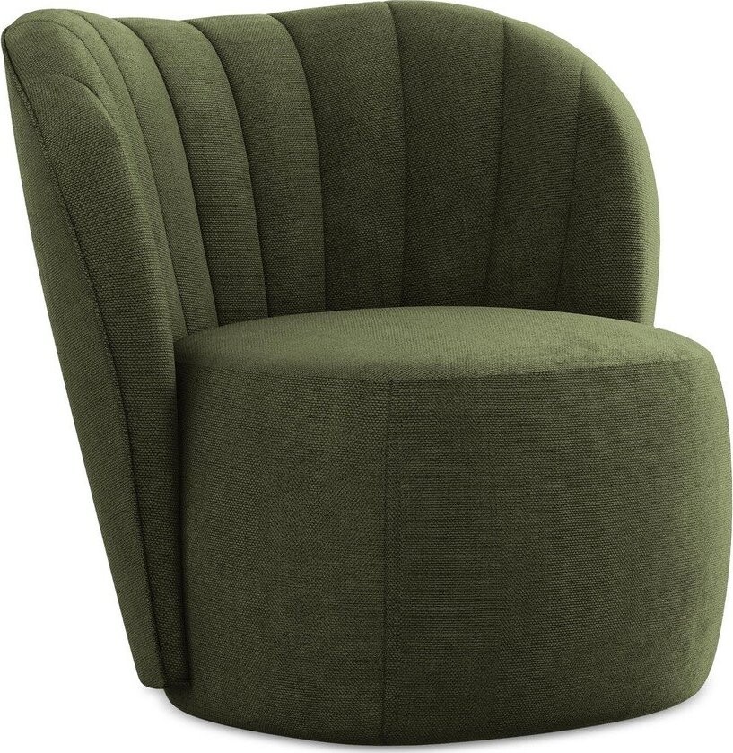 Zelené žinylkové křeslo Keloa – Makamii