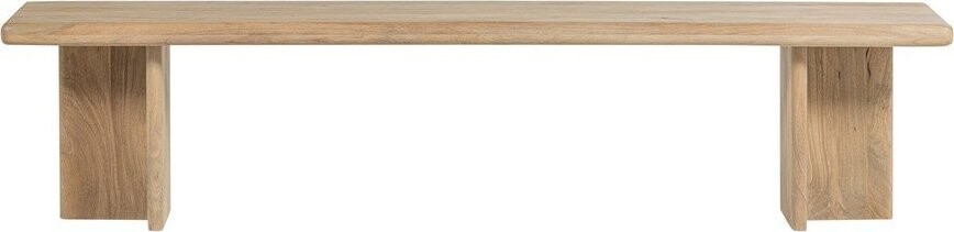 Dřevěná lavice v přírodní barvě Ato – WOOOD