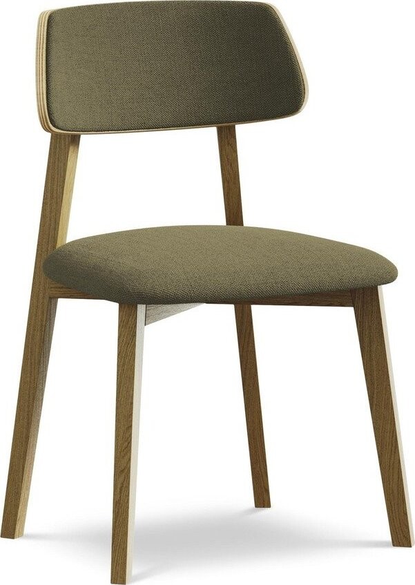 Zelená jídelní židle z masivního dřeva Niu – Makamii