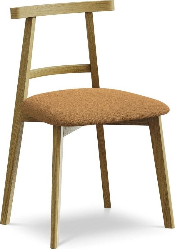 Jídelní židle z masivního dřeva v terakotové barvě Ohelo – Makamii