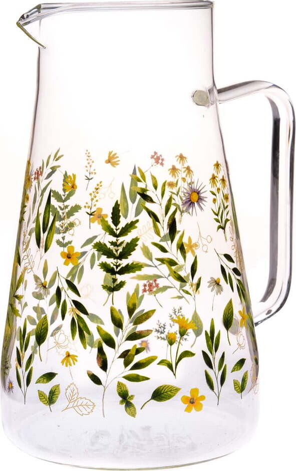 Skleněný džbán Wildflowers – Dakls
