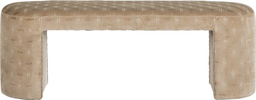 Béžová polstrovaná lavice Jacob – WOOOD