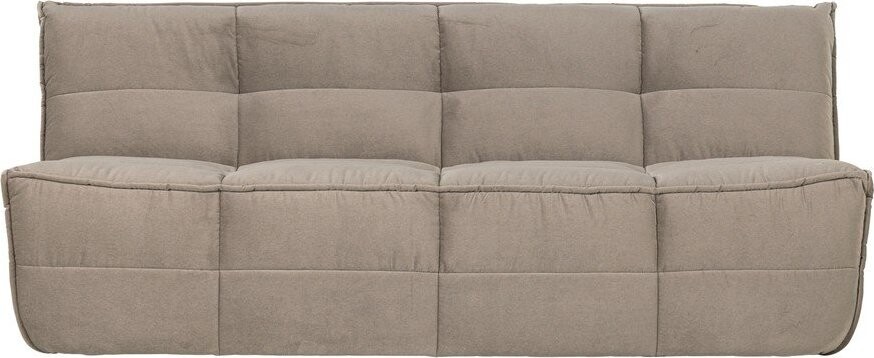 Taupe sametová pohovka 204 cm Cluster – vtwonen