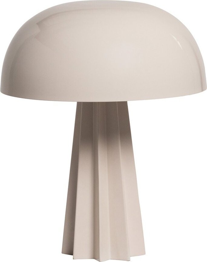 Krémová kovová stolní lampa (výška 29 cm) Virel – WOOOD