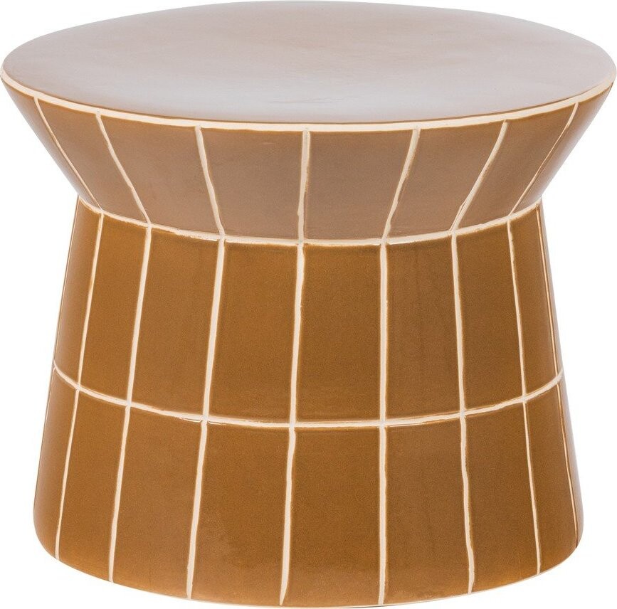 Keramický kulatý odkládací stolek ø 38 cm Plu – WOOOD