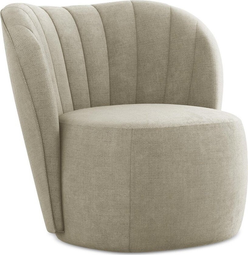 Béžové žinylkové křeslo Keloa – Makamii