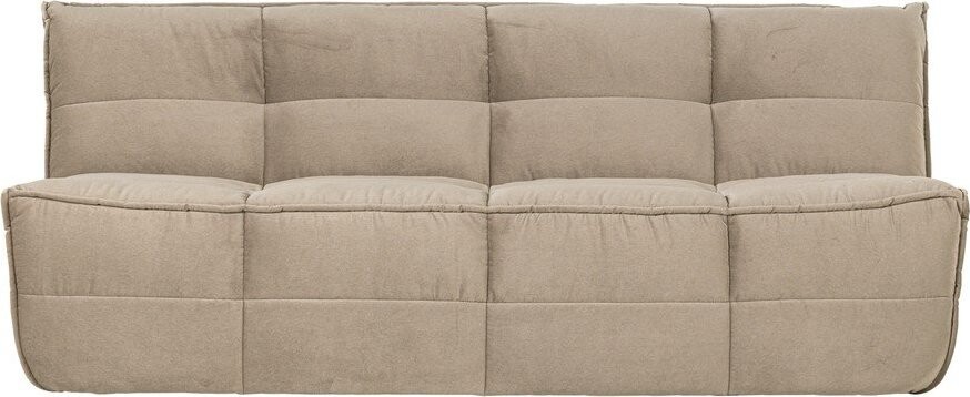 Béžová sametová pohovka 204 cm Cluster – vtwonen