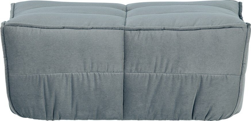 Modrá čalouněná sametová podnožka Cluster – vtwonen