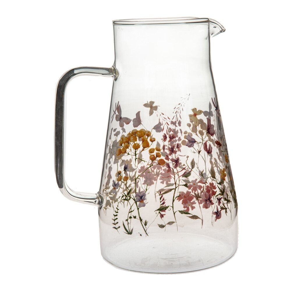 Skleněný džbán Flowers – Dakls