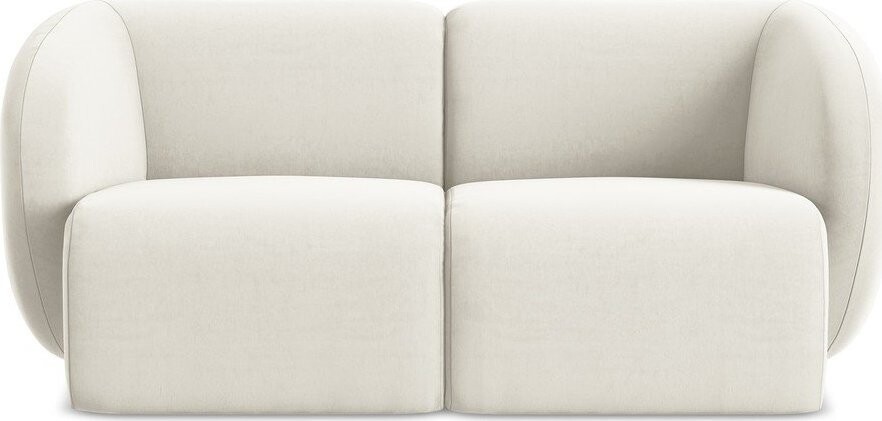 Béžová sametová pohovka 174 cm Lani – Makamii