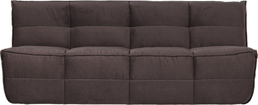 Hnědá sametová pohovka 204 cm Cluster – vtwonen