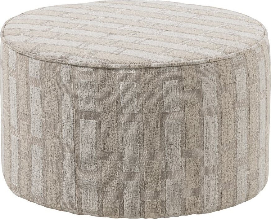 Béžový žinylkový taburet Sarli – WOOOD