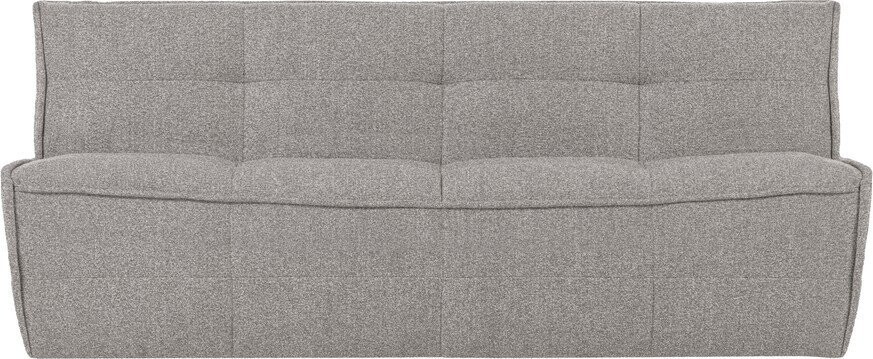 Světle šedá pohovka z textilie bouclé 204 cm Cluster – vtwonen