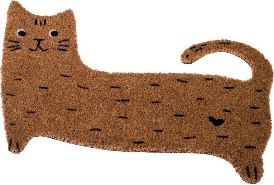 Rohožka z kokosového vlákna 40x60 cm Cat – Dakls