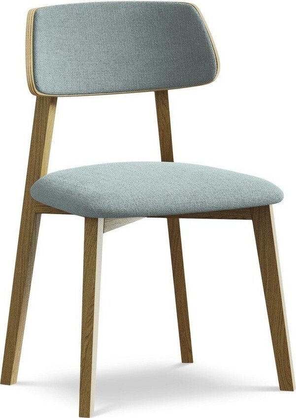 Modrá jídelní židle z masivního dřeva Niu – Makamii