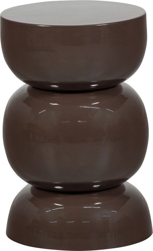 Kovový kulatý odkládací stolek ø 30 cm Breno – WOOOD