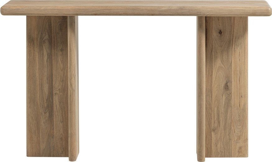 Konzolový stolek z mangového dřeva ve světle přírodní barvě 40x80 cm Ato – WOOOD