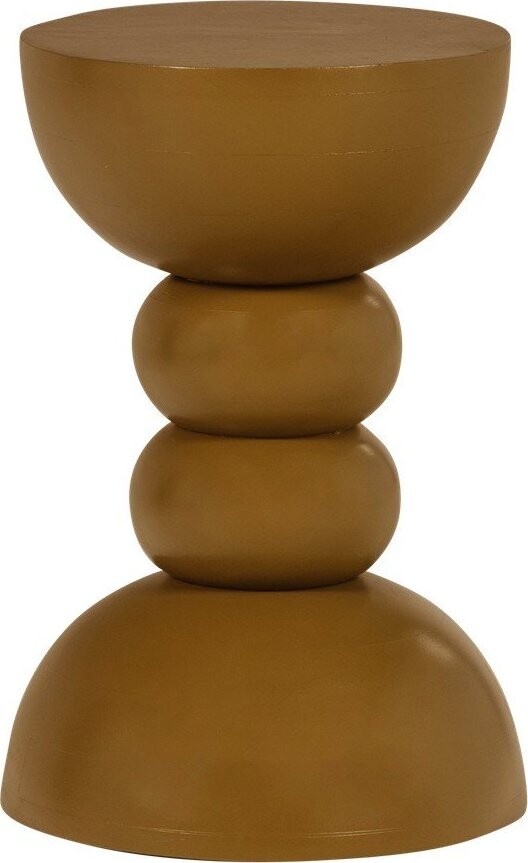 Kulatý odkládací stolek z mangového dřeva ø 35 cm Miel – WOOOD