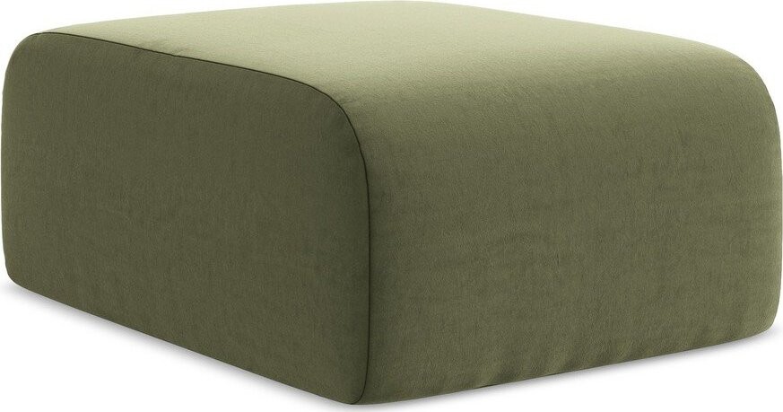 Zelená sametová podnožka Lani – Makamii