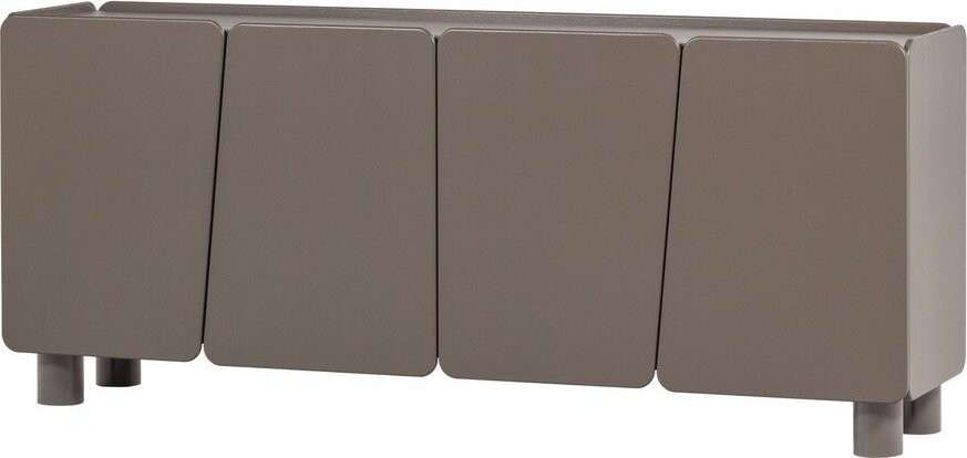 Hnědá komoda z borovicového dřeva 200x85x45 cm Root – WOOOD