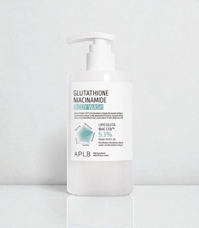 APLB - Glutathione Niacinamide Body Wash - Sprchový gel pro rozjasnění a hydrataci pokožky 300ml