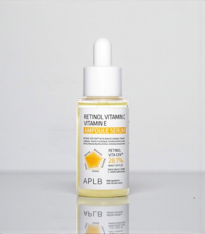 APLB - Retinol Vitamin C Vitamin E Ampoule Serum - Ampulkové sérum s retinolem, vitamínem C a E 40ml