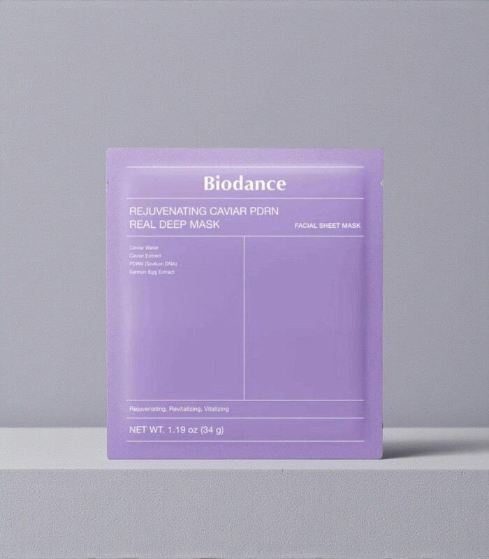 Biodance - Rejuvenating Caviar PDRN Real Deep Mask - Omlazující maska s kaviárem a PDRN pro intenzivní regeneraci 1ks/34g