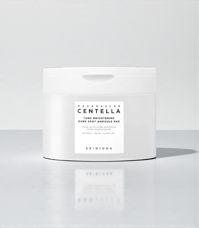 Skin1004 - Madagascar Centella Tone Brightening Dark Spot Ampoule Pad - Ampulkové polštářky pro rozjasnění a sjednocení tónu pleti 60ks/130ml