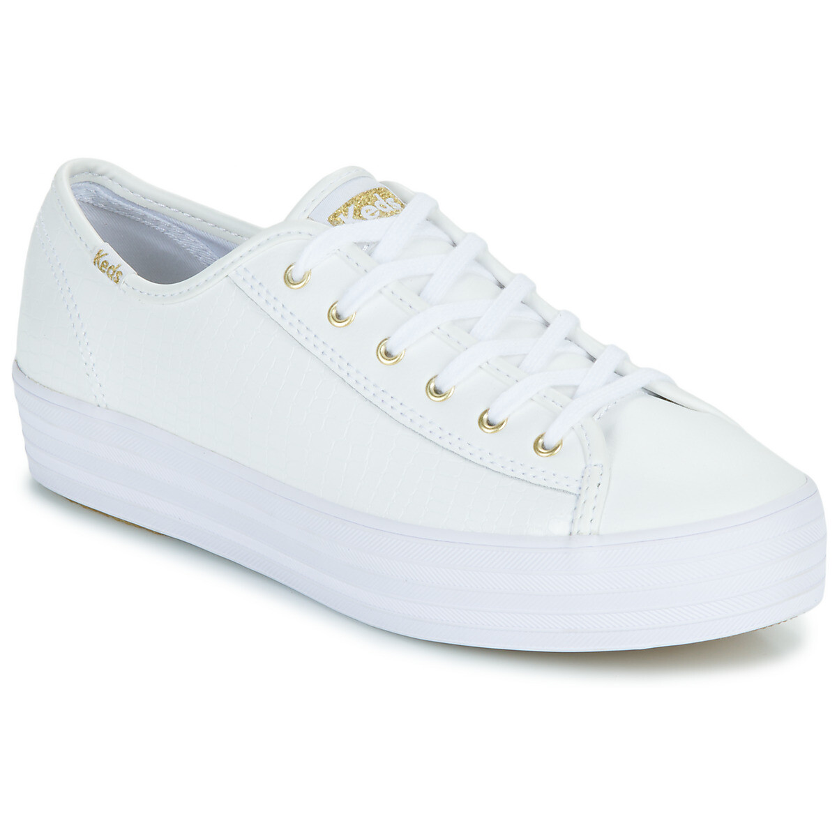 Keds  TRIPLE LEATHER  Bílá