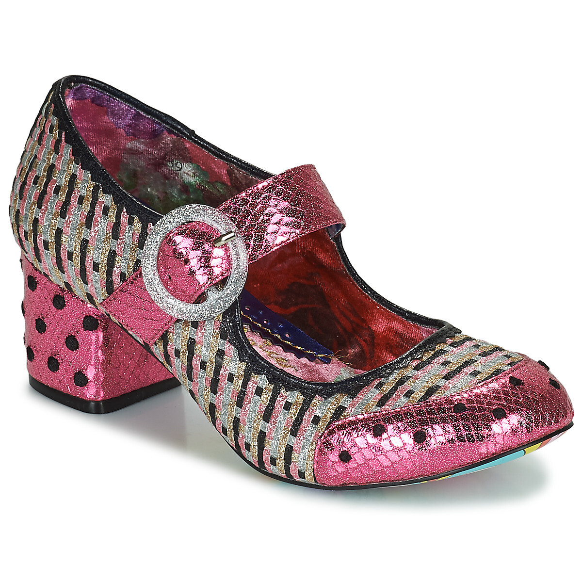 Irregular Choice  BUCKLE UP  Růžová