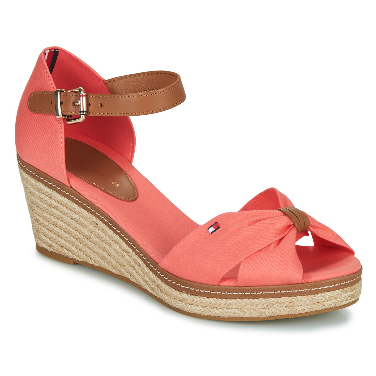 Tommy Hilfiger  ICONIC ELBA SANDAL  Růžová